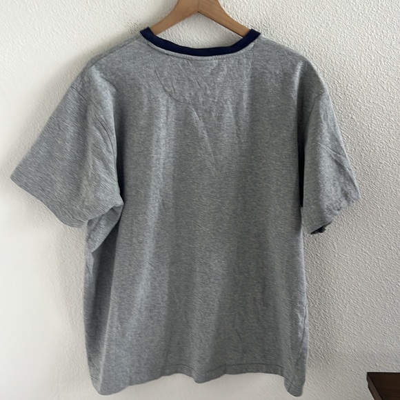 Walt Disney World Disney Ringer Neck Embroidered Patchwork Tee T-Shirt XL - Picture 2 of 4